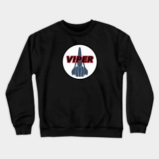 Battlestar Galactica Viper MKII New Patch Crewneck Sweatshirt